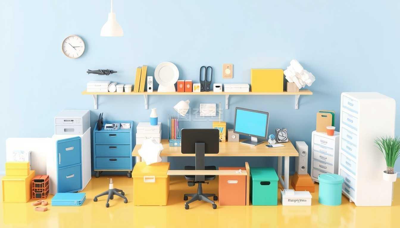 3D辦公用品插圖 展現(xiàn)企業(yè)文化與專(zhuān)業(yè)風(fēng)采